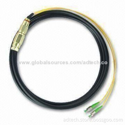 Waterproof Fiber-optic Pigtail, SM FC/APC 4 Fiber, Optical CATV
